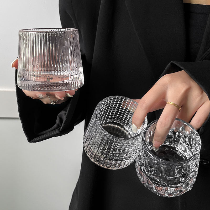 Everyday Vintage Glass Cup for Espresso Latte Cold Brew Drinks