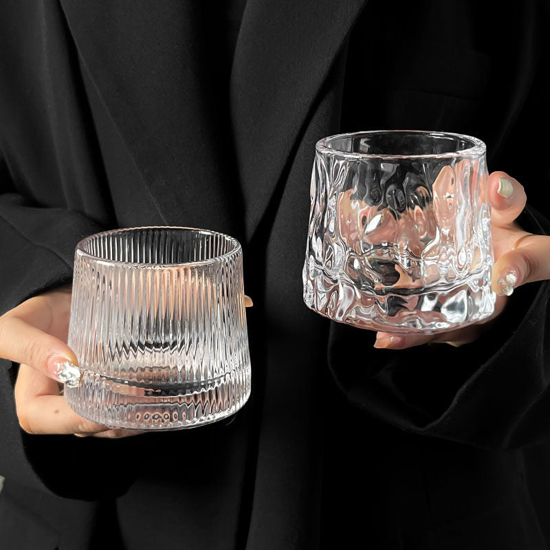 Everyday Vintage Glass Cup for Espresso Latte Cold Brew Drinks