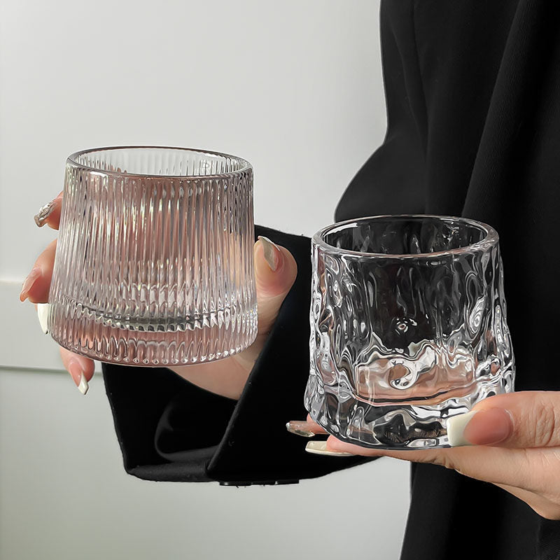 Everyday Vintage Glass Cup for Espresso Latte Cold Brew Drinks