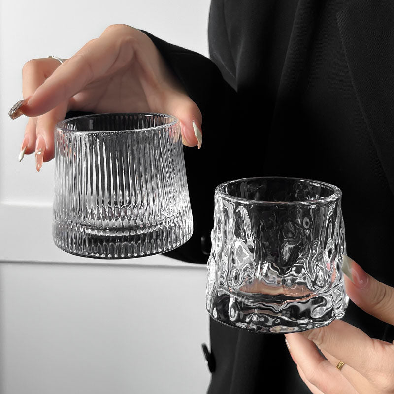 Everyday Vintage Glass Cup for Espresso Latte Cold Brew Drinks