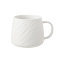 Ceramic Coffee Mug 17oz Matte Stone Texture White for Daily Use