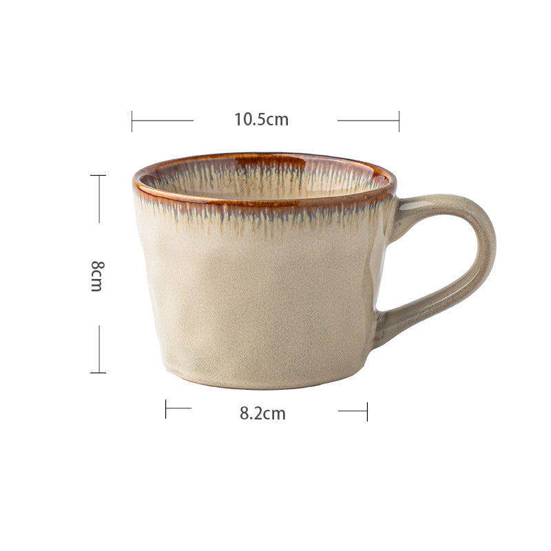 Ceramic Coffee Mug 12oz Irregular Handmade Design for Daily Use